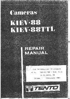 Kiev 88 manual. Camera Instructions.